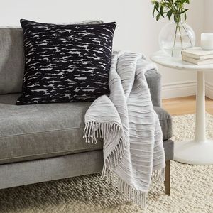 West Elm Crinkle Throw Blanket